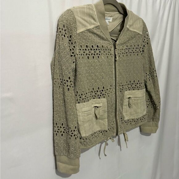 Sundance Khaki Lightweight Jacket, Size XS - Picture 2 of 6